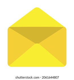 icono de sobre sobre fondo blanco