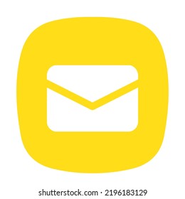 Icono sobre un fondo amarillo.