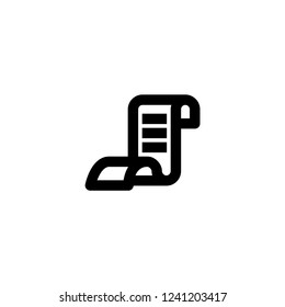 Envelope icon. Paper mail sign