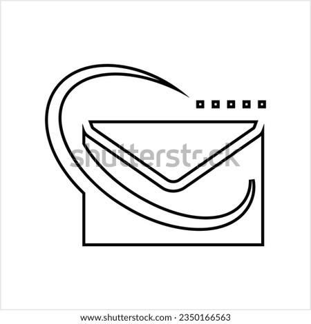 Envelope Icon, Paper Envelope, Packaging Item, Mail, Email Icon, Electronic Mail Vector Art Illustration