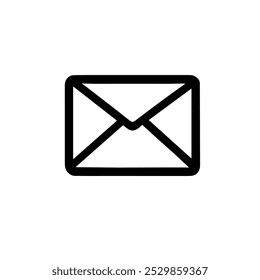 Envelope Icon Representing Mail, Communication, and Messages - Ideal for Email, Post Office, and Correspondence Designs