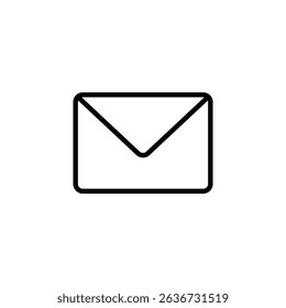 Envelope icon set. Mail icon set. email icon vector. in line style design on white background. vector illustration