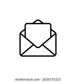 Envelope icon set. Mail icon set. email icon vector. in line style design on white background. vector illustration