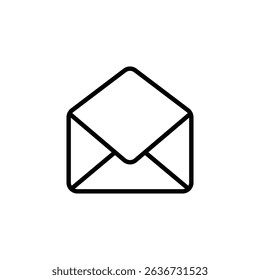 Envelope icon set. Mail icon set. email icon vector. in line style design on white background. vector illustration