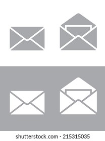 Envelope Icon Set - Vector