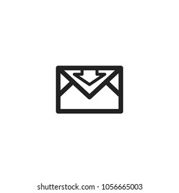 envelope icon. sign design