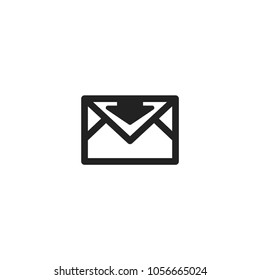 envelope icon. sign design