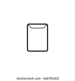 envelope icon. sign design