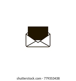 envelope icon. sign design