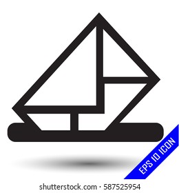 Envelope Icon. Simple picture of envelope isolated on white background. Vector illustration.