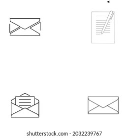 envelope icon stock illustration design