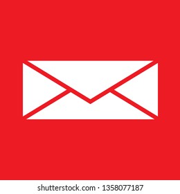 Envelope icon, stock vector illustration, EPS10.