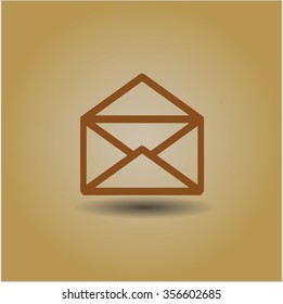 Icono de sobre o símbolo