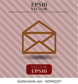 Envelope icon or symbol