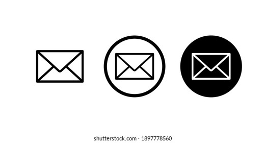 Envelope icon symbol simple design