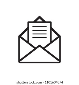 envelope icon trendy design template