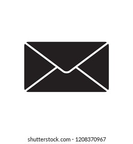 envelope icon in trendy flat design 
