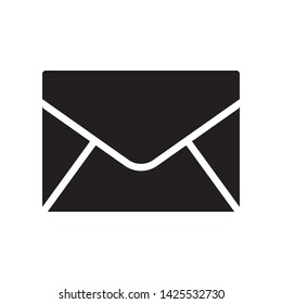 Envelope icon in trendy flat style design. Vector graphic illustration. Mail symbol for website design, logo, app, and ui. EPS 10.