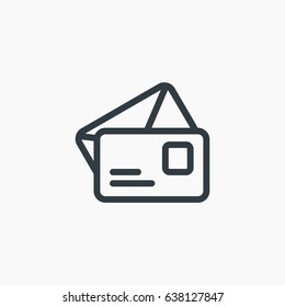 Envelope Icon in trendy flat style isolated on grey background. Mail symbol for your web site design, logo, app, UI. Vector illustration, EPS10.