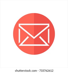 envelope, icon in trendy flat style isolated on white background. envelope icon symbol for your web site design,envelope logo, app, UI. Vector illustration, envelope icon eps10. 