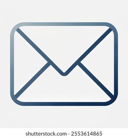 Envelope icon in trendy line design. Email icon set. vector illustration with a white background