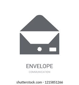 Envelope icon. Trendy Envelope logo concept on white background from Communication collection. Suitable for use on web apps, mobile apps and print media.
