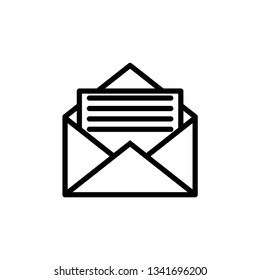 envelope icon vector