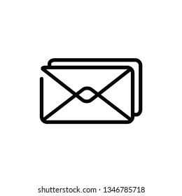 envelope icon vector