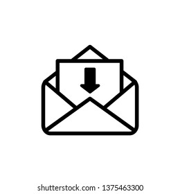 envelope icon vector