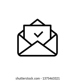 envelope icon vector