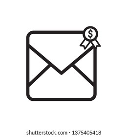 envelope icon vector collection