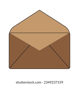 Envelope icon vector design illustration background