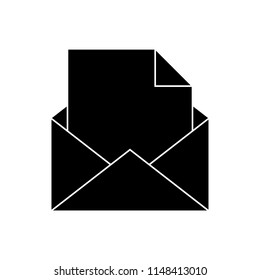Envelope icon, vector illustration design. Communication collection.