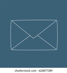 Envelope icon, vector illustration design.