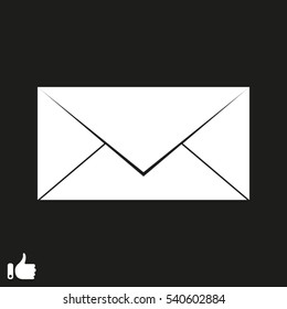 envelope, icon, vector illustration EPS 10