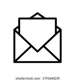 envelope icon  vector illustration isolated on white background