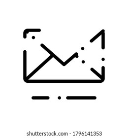 Envelope icon  vector illustration isolated on white background
