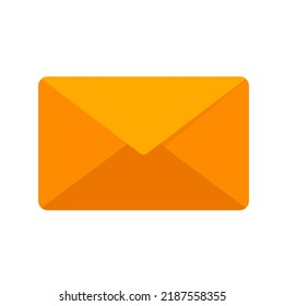ilustración del vector de icono de sobre aislado en fondo blanco
