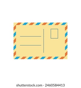 Ilustración vectorial de icono de sobre sobre fondo blanco