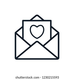 Envelope icon vector logo template trendy