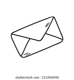 Vector de icono de sobre. Señal de ilustración de correo. Símbolo de la letra. Publicar el logo.