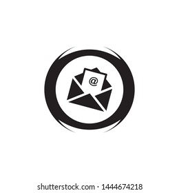 Envelope icon vector. Mail icon. Message icon. Flat design style on white background.