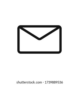 Vector de icono de sobre. Firma de correo