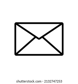 Símbolo de correo del vector de icono de sobres 