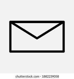 envelope icon vector. message alert, email. vector illustration. Eps 10