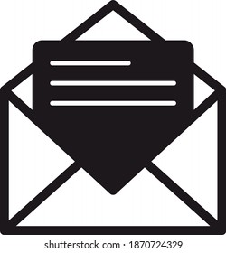 envelope icon vector. envelope sign on white background. envelope icon for web and app