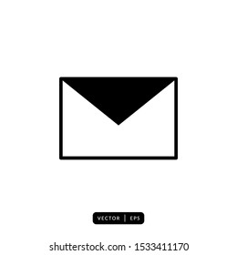 Envelope Icon Vector - Sign or Symbol