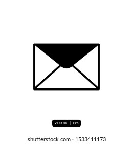 Envelope Icon Vector - Sign or Symbol
