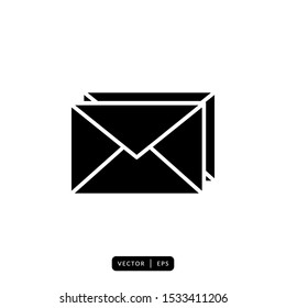 Envelope Icon Vector - Sign or Symbol