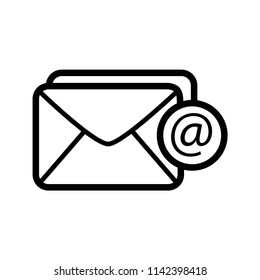 envelope icon vector template